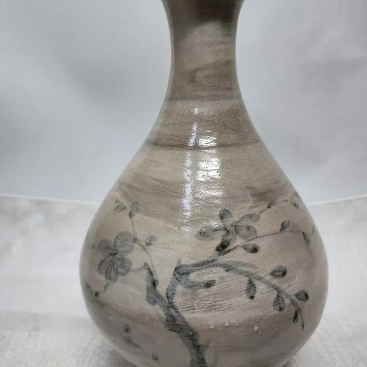 [BUNJANG] White Porcelain Buncheong Ceramic Vase / 백자 분청 도자기 화병