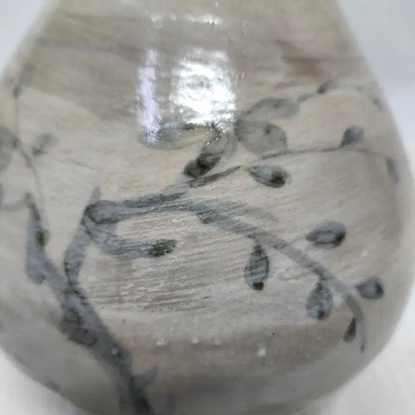 [BUNJANG] White Porcelain Buncheong Ceramic Vase / 백자 분청 도자기 화병