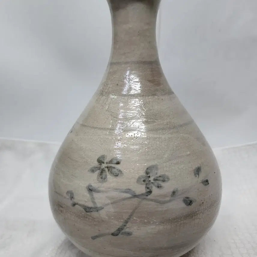 [BUNJANG] White Porcelain Buncheong Ceramic Vase / 백자 분청 도자기 화병