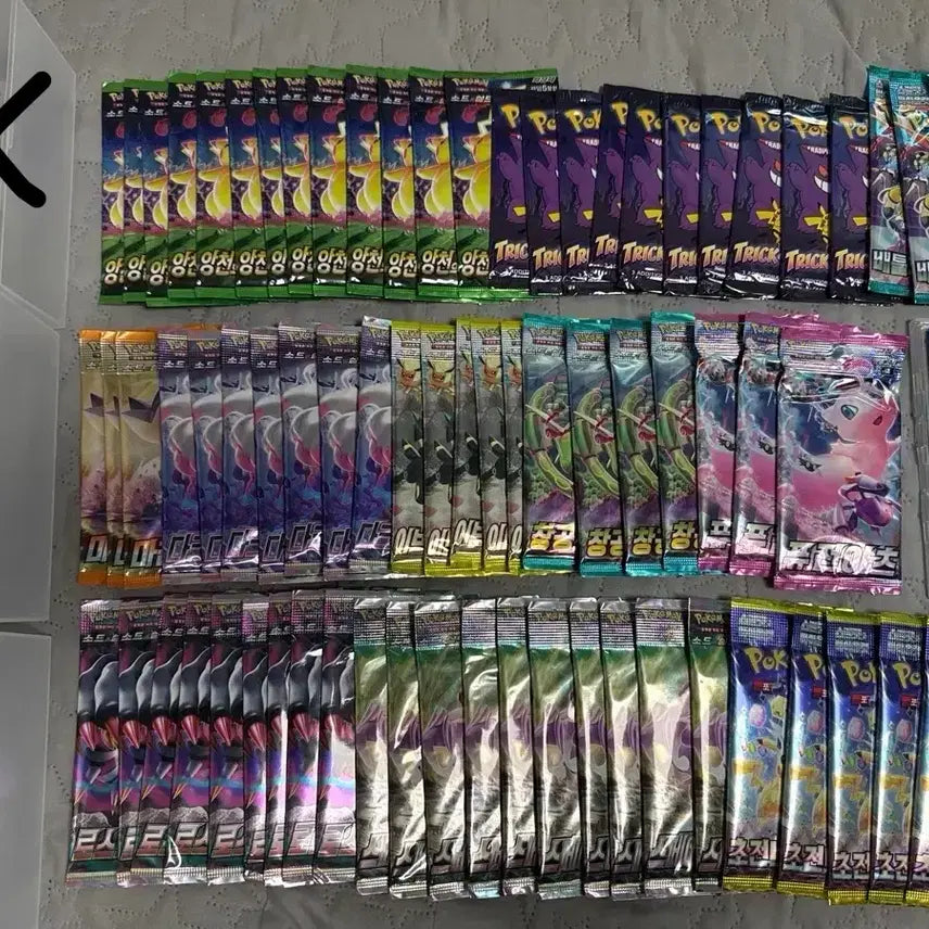 [BUNJANG] Pokemon Card Packs Bundle Set (73 Packs) / 포켓몬 카드 팩 일괄 판매