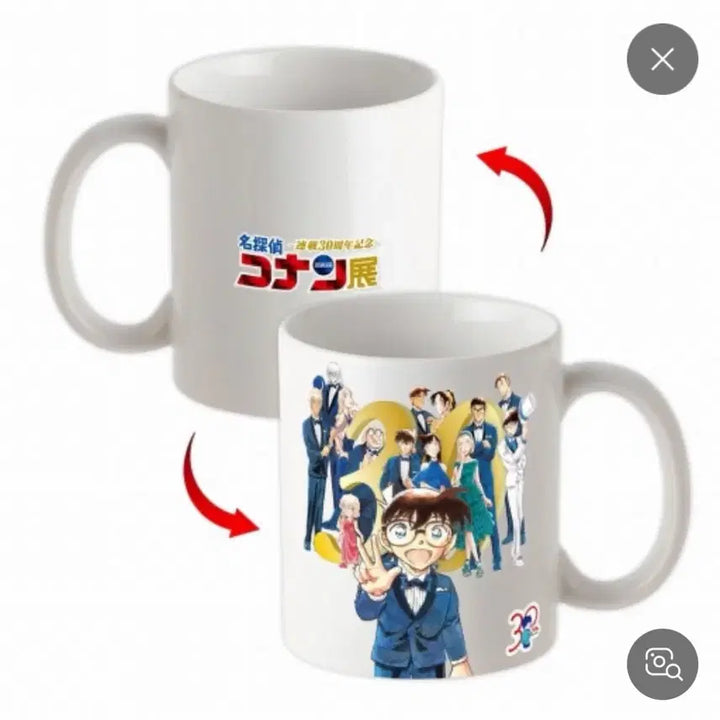 [BUNJANG] Detective Conan 30th Anniversary Mug Cup / (새상품) 명탐정 코난 30주년 기념 머그컵