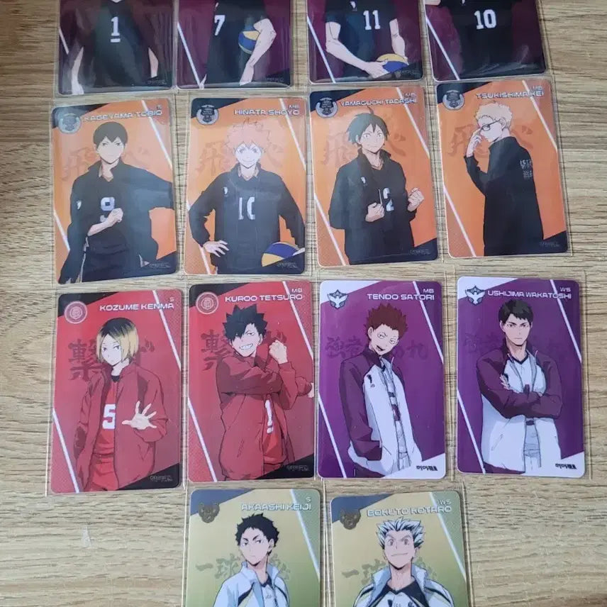 [BUNJANG] Haikyuu!! Character Card Set / 하이큐 캐릭터 카드 세트