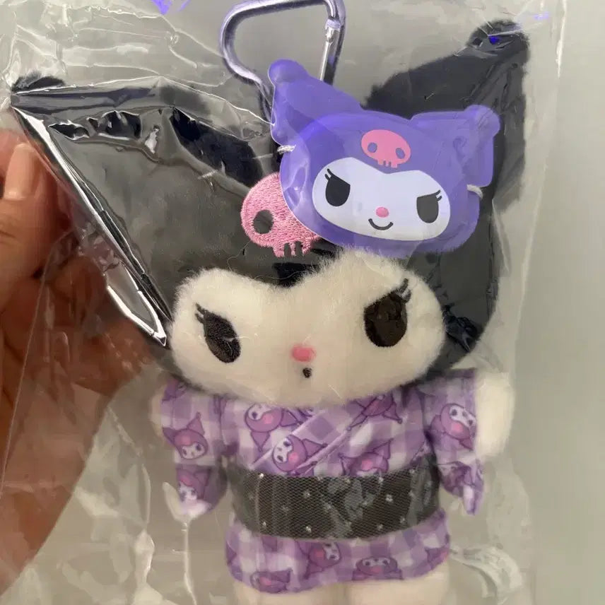 [BUNJANG] Sanrio Kuromi Kimono Doll Keychain / 산리오 쿠로미 기모노 인형 키링