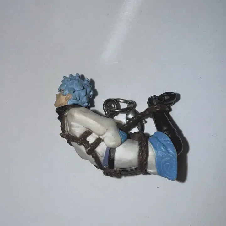 [BUNJANG] Gintama Gintoki Kabuki Tie-up Charm / 고전 희귀)은혼 긴토키 귀갑 결박 키링