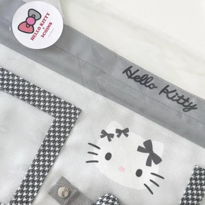 [BUNJANG] 3COINS Hello Kitty Wall Pocket - Black Ribbon / 헬로키티 쓰리코인 3COINS 월포켓 정품 블랙리본키티