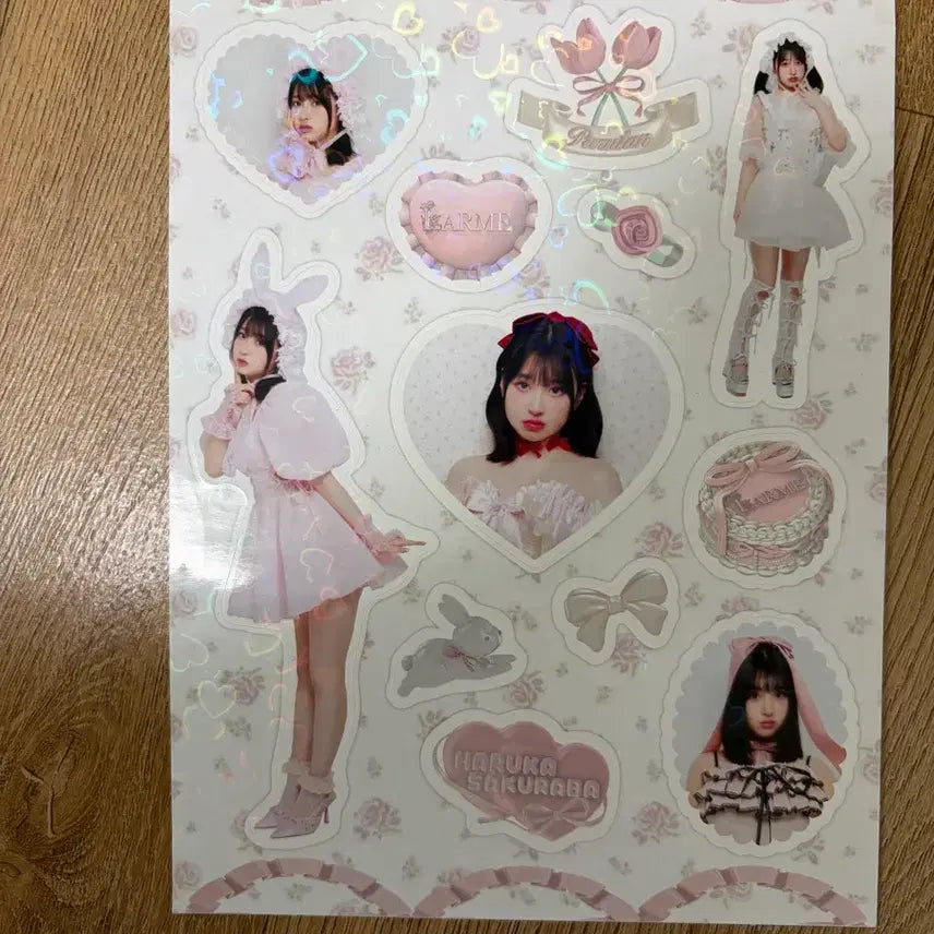 [BUNJANG] Q-STORY Q-TISTREET Sakuraiba Haruka Sticker / 큐스토 큐티스트릿 큐티스트리트 사쿠라바 하루카 스티커