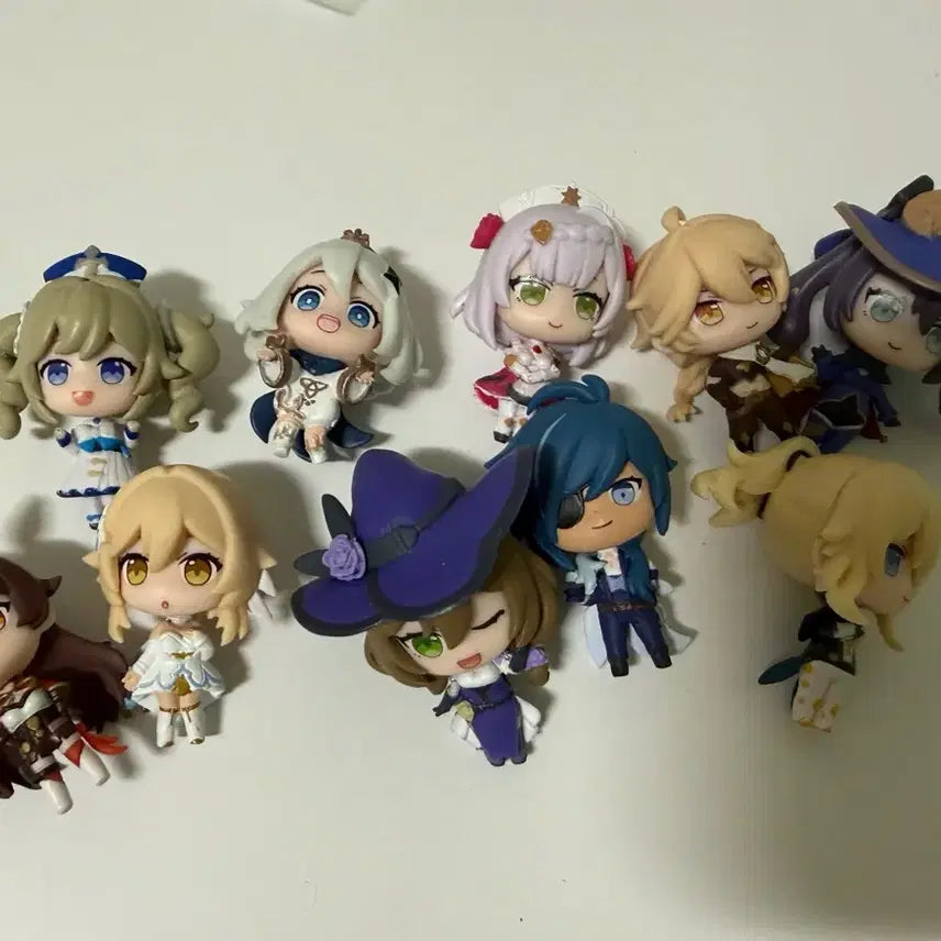 [BUNJANG] Genshin Impact Mondstadt Bushiroad Gacha Figure Set (10 Types) / 원신 몬드 부시로드 가챠 피규어 10종 세트