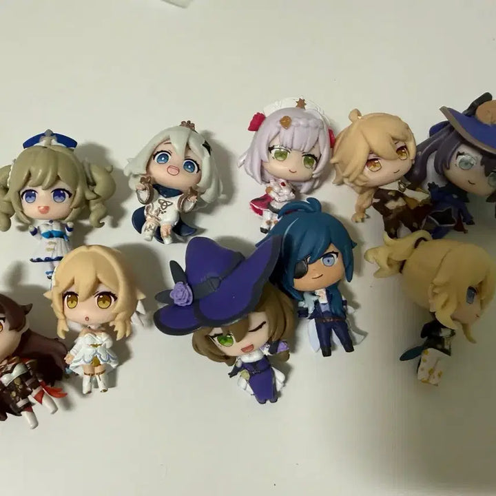 [BUNJANG] Genshin Impact Mondstadt Bushiroad Gacha Figure Set (10 Types) / 원신 몬드 부시로드 가챠 피규어 10종 세트
