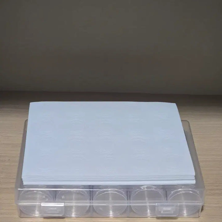 [BUNJANG] Acrylic Coin Holder Case (100 pcs) / 아크릴 동전 홀더 케이스 100개