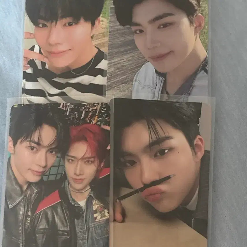 [BUNJANG] ZEROBASEONE Sung Hanbin Ricky Park Gunwook Album Photocard Bundle Set / 제베원 박건욱 앨범포카 성한빈 리키 일괄 네개 포카 양도