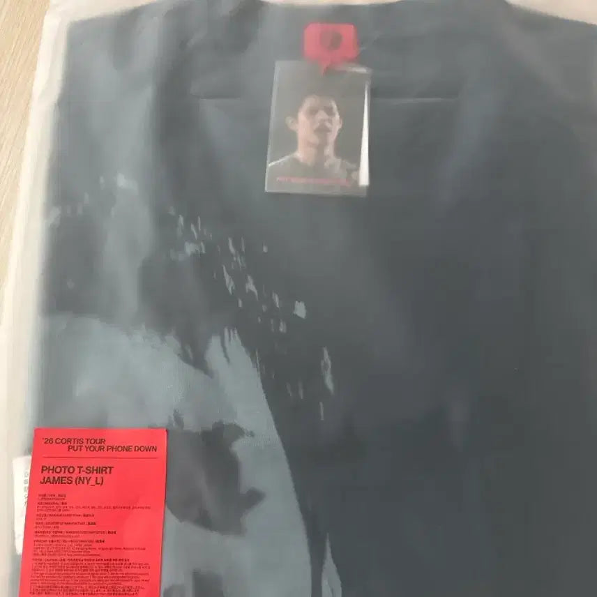 [BUNJANG] Cortis Joohoon Photo T-shirt L / 코르티스 cortis 주훈 포토 티셔츠 양도 Photo T-shirt L