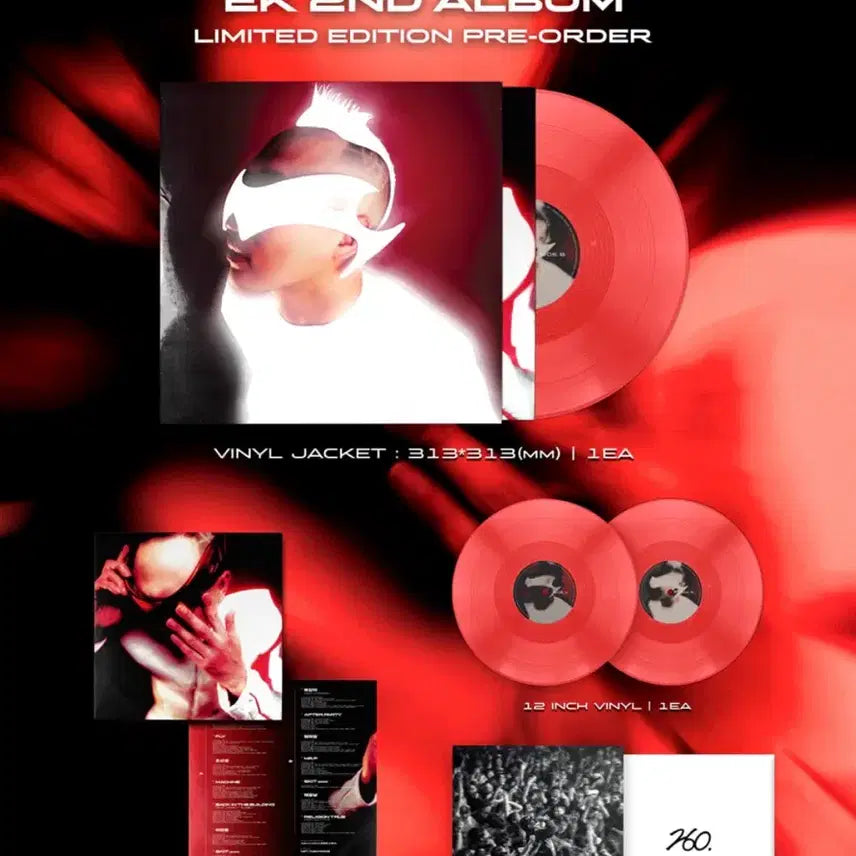 [BUNJANG] EK Yaho Transparent Red Limited Edition 12-Inch Vinyl LP / 판매/교환) ek 야호 yaho 레드컬러 lp
