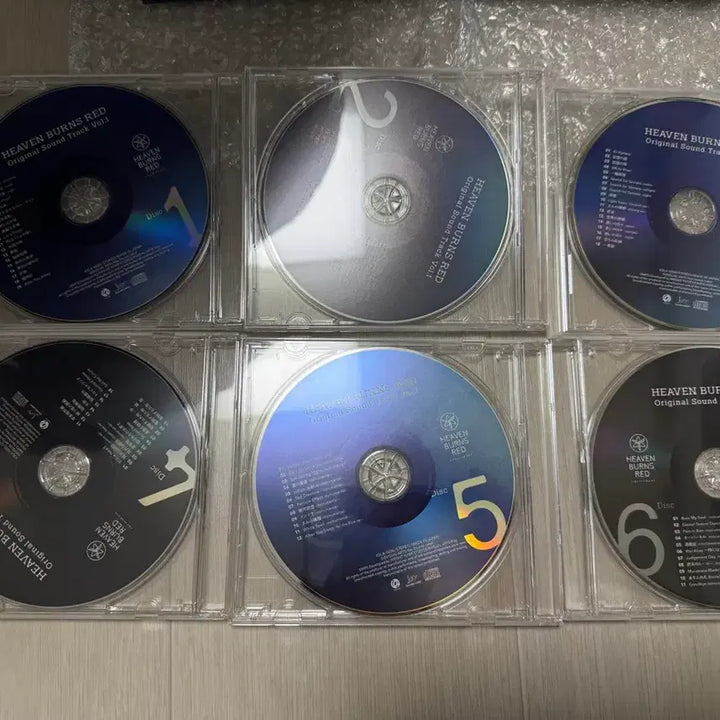 [BUNJANG] Heaven Burns Red Soundtrack Vol. 1 &amp; 2 Bundle Set / 헤븐번즈레드 사운드트랙 1,2 일괄