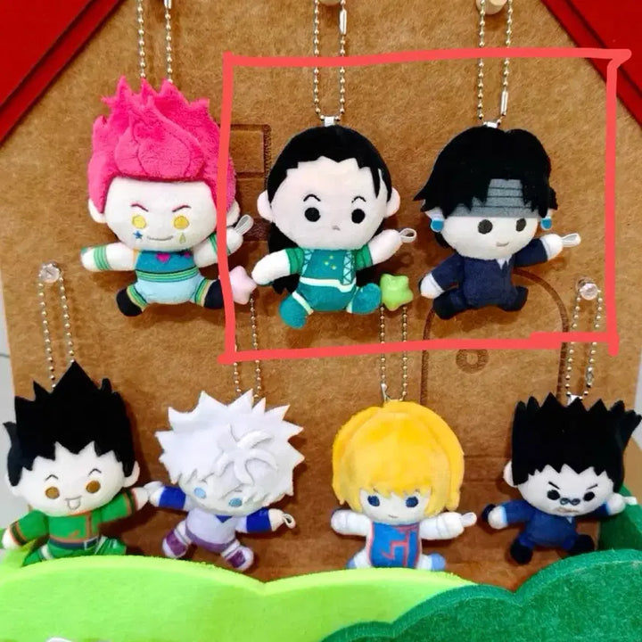 [BUNJANG] Hunter x Hunter Shanghai Pop-up Plush Keychain - Chrollo / 헌터헌터 중국 상하이 팝업 달리는 누이 인형 키링 - 이르미/클로로