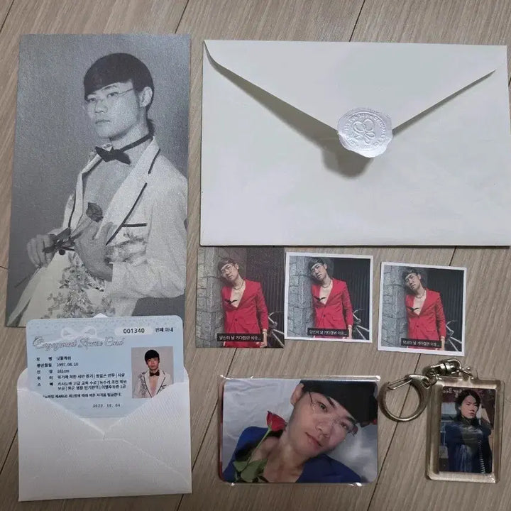 [BUNJANG] NIMOL CASH Engagement Certificate Set &amp; Keyring / 닛몰캐쉬 굿즈(약혼증세트, 키링)
