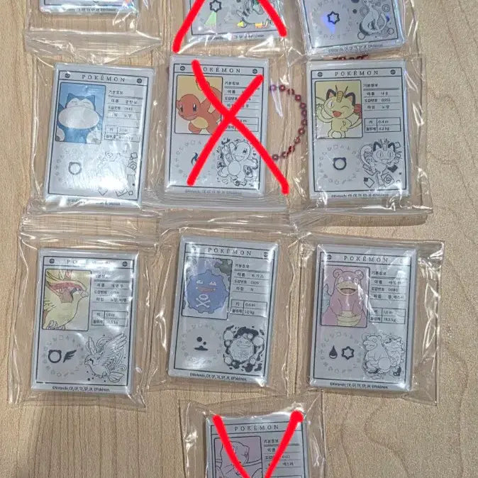 [BUNJANG] Lotteeria Pokemon Magnet Set (Mewtwo, Snorlax, Charmander, Slowbro, Meowth) / 롯데리아 포켓몬 마그넷 (뮤츠, 잠만보, 파이리, 야도란)