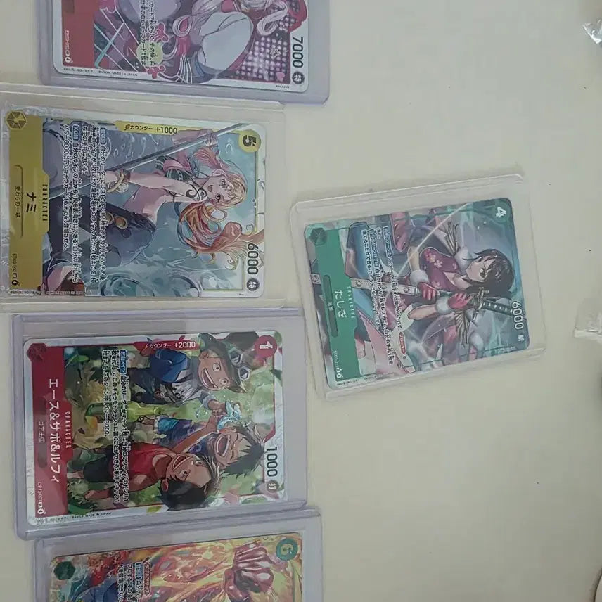 [BUNJANG] One Piece Card Set (5 Types) / 원피스 카드 5종 팝니다. 루피 나미 등