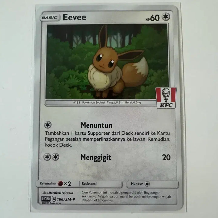 [BUNJANG] EV KFC Promo Pokemon Card (Graded) / 등급용) 이브이 KFC 프로모 포켓몬카드