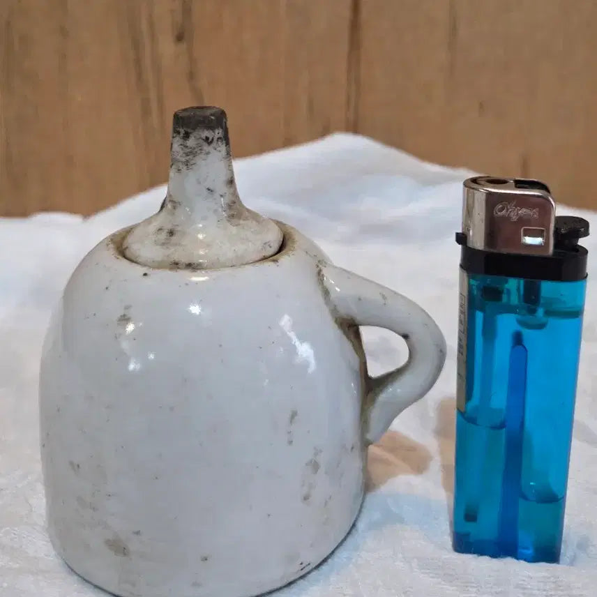 [BUNJANG] Antique Porcelain Oil Lamp / 민속품 / 옛날 사기 호롱
