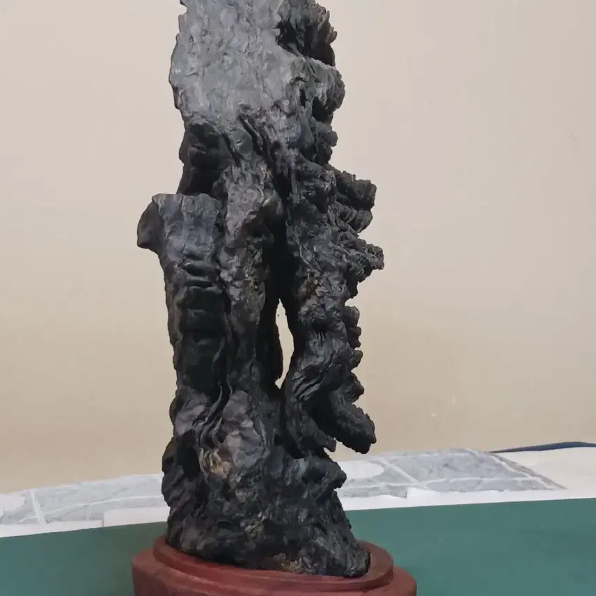 [BUNJANG] Namhangang Choco Pierced Stone / 수석(남한강)