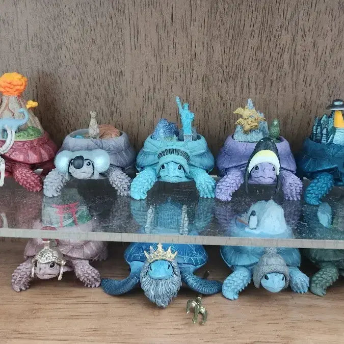 [BUNJANG] Continent Turtle Gacha Set Series 1 &amp; 2 / 대륙거북이 가챠 1탄,2탄 세트