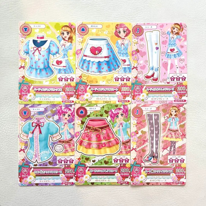 [BUNJANG] Aikatsu! Momoka, Akari, Sora, Sakura Casual Wear Card (Japanese Version) / 아이카츠 아이엠스타 마도카 모모 아카리 하늘 사쿠라 일판 사복 카드 고전