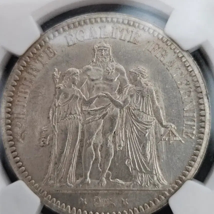 [BUNJANG] 1873 France 5 Franc Silver Coin NGC MS63 / 1873년 프랑스 5프랑 은화 NGC MS63