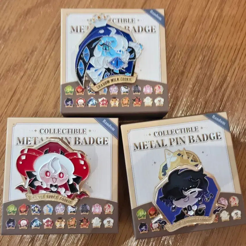 [BUNJANG] Cookie Run Collectible Pin Badge / 쿠키런 콜렉터블 핀뱃지