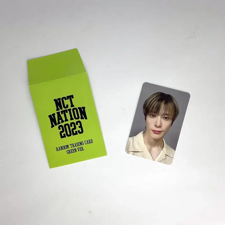 [BUNJANG] NCT127 Jaehyun NCT NATION : To The World Trading Card Green Version Photocard / 엔시티127 재현 엔시티 네이션 투 더 월드 트레이딩카드 그린버전 포토카드 NCT127 JAEHYUN NCT NATION : To The World PHOTOCARD GREEN_1