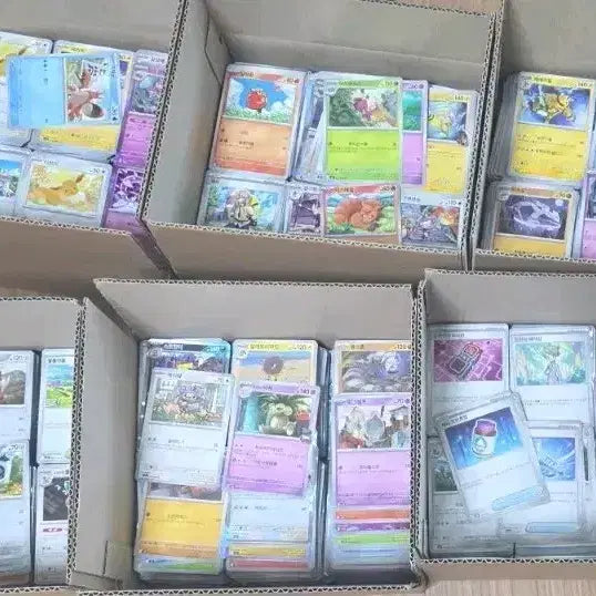[BUNJANG] Pokemon Card Bulk - 7,700 Cards / 포켓몬카드 일반카드 7,800장+몬스터볼 카드 13장일괄