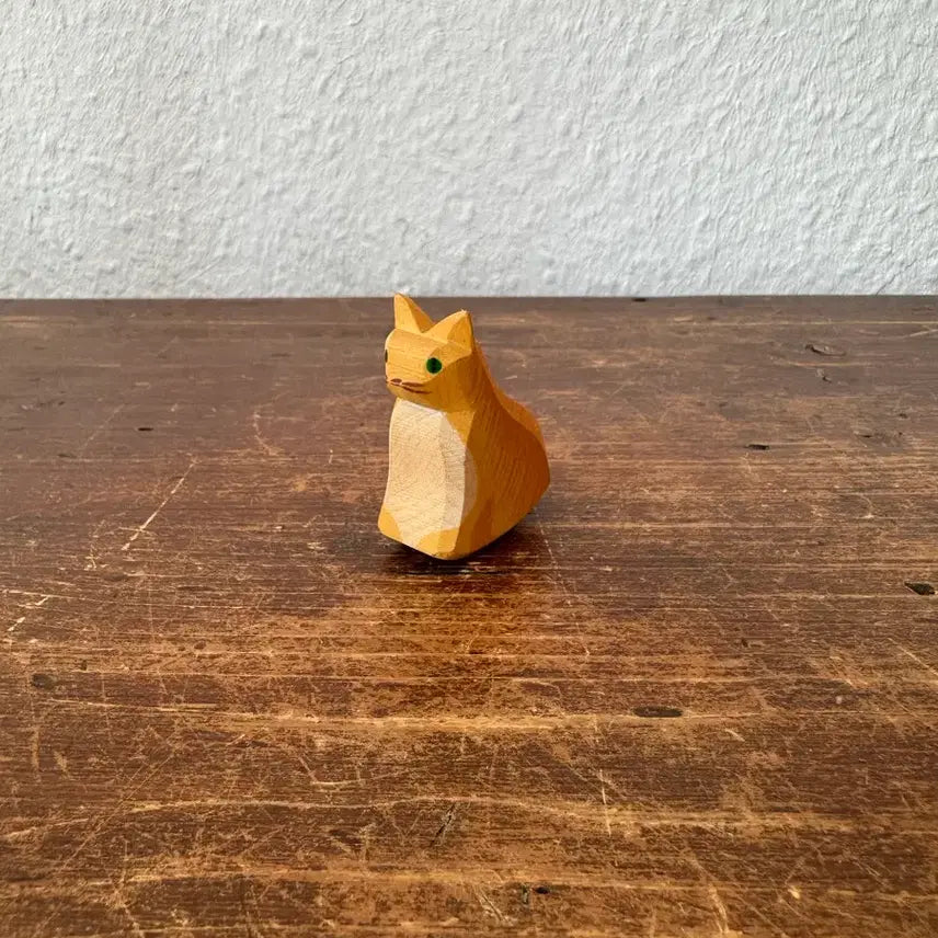 [BUNJANG] Ostheimer Handmade Wooden Cat Figurine (Germany) / 독일)빈티지 Ostheimer 고양이
