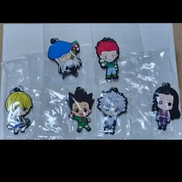 [BUNJANG] Hunter x Hunter Rubber Strap Set / 헌터헌터 러버스트랩 6종 일괄