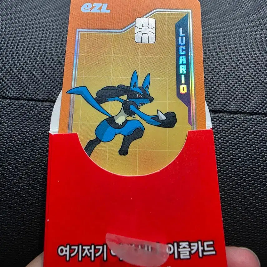[BUNJANG] Pokemon Izle Transit Card Lucario / 포켓몬 이즐 교통카드 루카리오