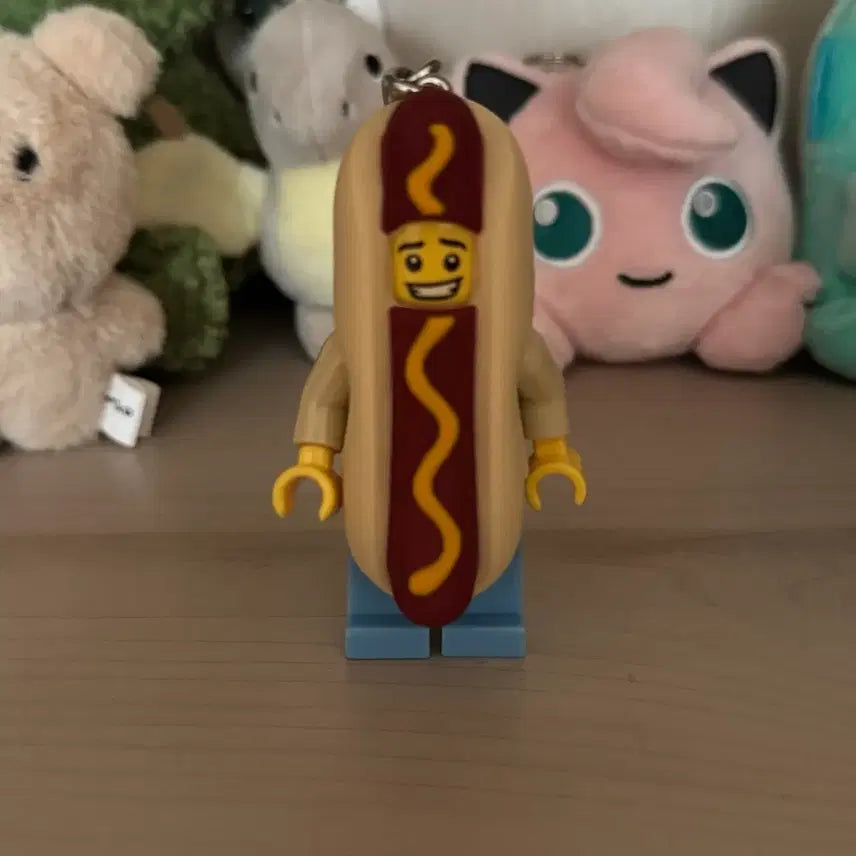 [BUNJANG] LEGO Hot Dog Man LED Keychain / 레고 핫도그맨 led 키링