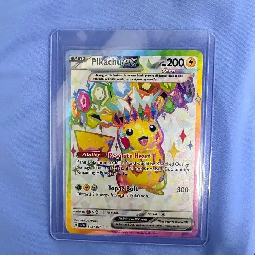 [BUNJANG] Pokemon Pikachu North America SR Trading Card / 포켓몬카드 피카츄 북미 SR