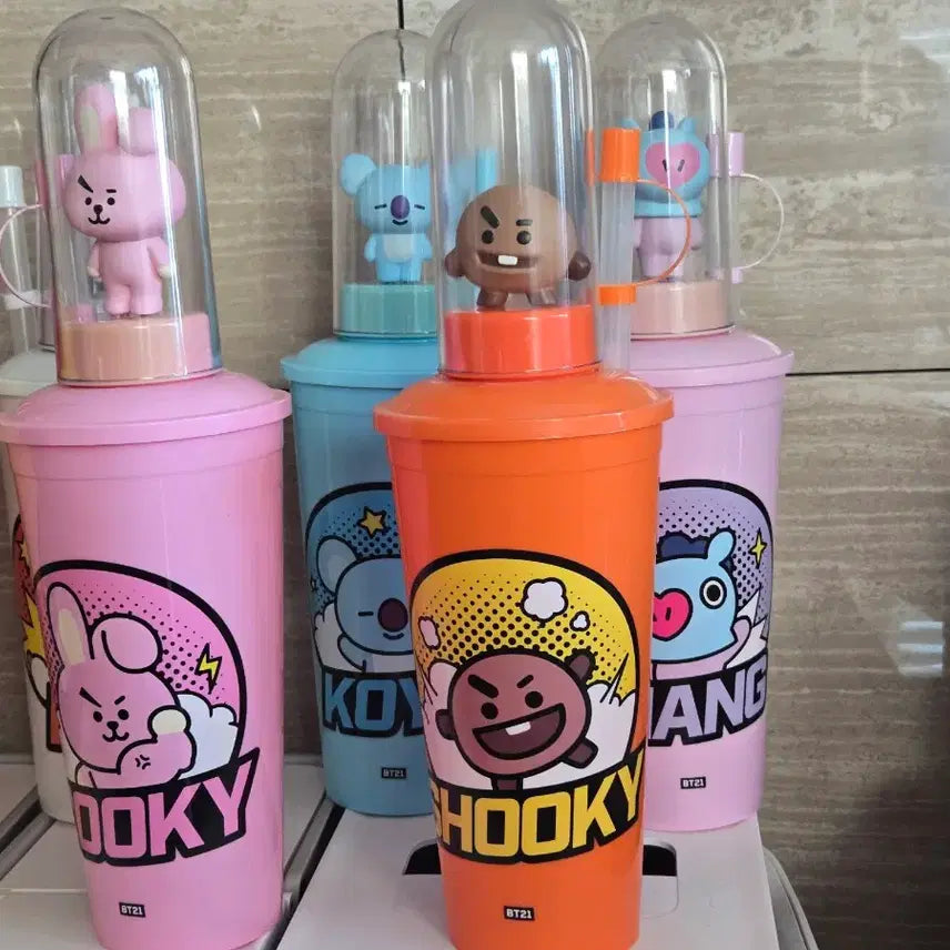 [BUNJANG] BT21 Character CGV Tumbler Cup Bundle Set / (일괄) BT21 캐릭터 CGV 텀블러 컵