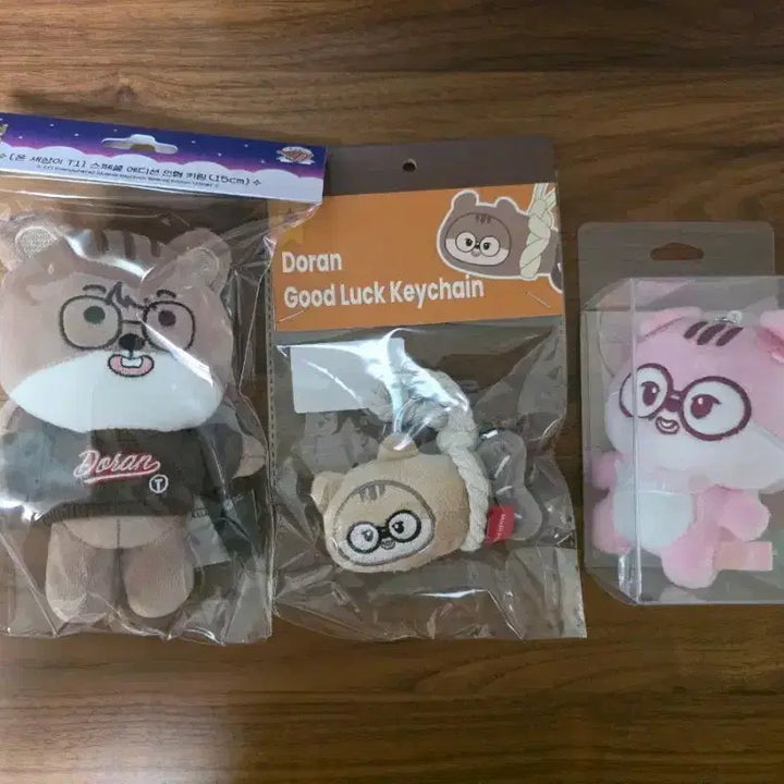 [BUNJANG] T1 Doran 3종 Bundle Set Doll (Onse-ti 15cm, Lucky Charm Pollock, Animals Cherry Blossom) / T1 티원 도란 인형 3종 일괄판매 / 온세티 15깅 / 액막이 명태 / 애니멀즈 벚꽃