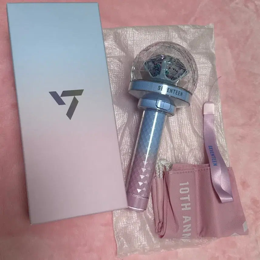 [BUNJANG] SEVENTEEN 10th Anniversary Lightstick (Unsealed) / 세븐틴 개봉 10주년 응원봉
