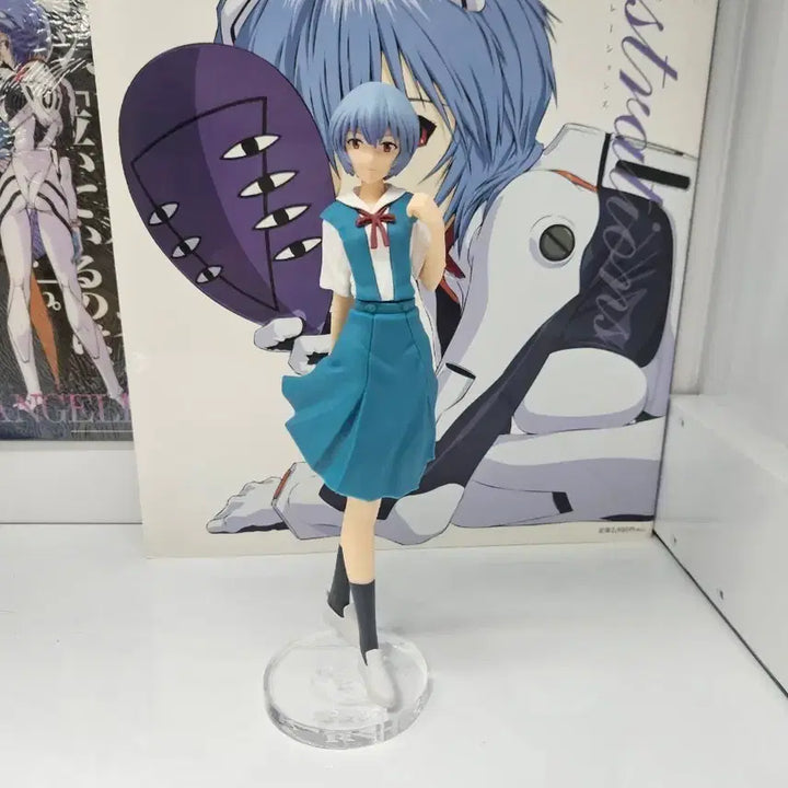 [BUNJANG] Evangelion Sega Ayanaami Rei School Uniform Version Figure / 에반게리온 세가 아야나미 레이 교복 버전 피규어