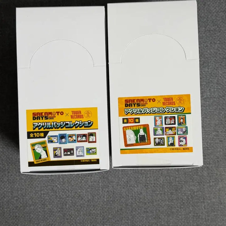 [BUNJANG] Sakamo Days Tower Records Badge Set 1 &amp; 2 Bundle Natsuki Nagumo Acrylic Figure Plush Keychain / 사카모토데이즈 타워레코드 뱃지 풀박스 1탄 2탄 일괄 나구모나츠키신아크릴피규어누이인형키링