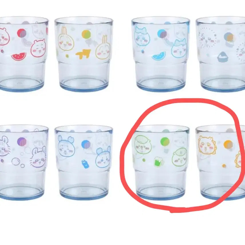 [BUNJANG] Cheekawwi Anima Ichiban Kuji Kurisisia Cup Set (New) / 새상품) 치이카와 애니마이쿠지 쿠리시사컵세트