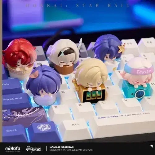 [BUNJANG] Honkai: Star Rail Keycap Special Edition with Bathtub Accessory - Argenti, Xueyi, Ruan Mei, Aventurine, March 7th, Himeko / 미개봉, 박스) 붕괴 스타레일 키캡 특전 욕조 포함 아젠티 반디 레이시오 이케론 어벤츄린 삼칠이 마치세븐스 굿즈 특전 키보드