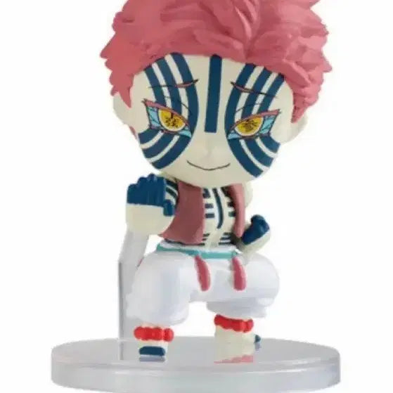 [BUNJANG] Demon Slayer Akaza Chibi Character Figure / 희귀 판매) 귀칼 아카자 치마캬라 피규어