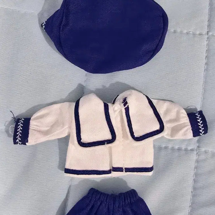 [BUNJANG] Obitsu 11 Rabbit Marine Look Outfit - Blue / ob11 오비츠11 의상 옷 토끼 마린룩 블루색상 팝니다