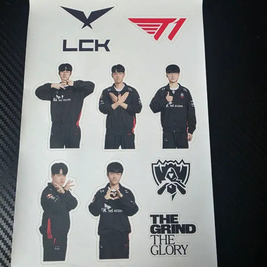 [BUNJANG] T1 23 Worlds LoL Themed Sticker Set / T1 롤드컵 스티커 제오페구케  23월즈 롤드컵
