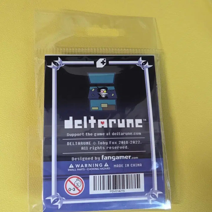[BUNJANG] Deltarune Spamton Folding Pin Badge Fanmer Goods / 델타룬 스팸톤 접이식 핀뱃지 팬게이머 굿즈