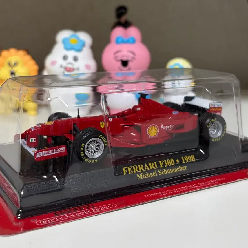 [BUNJANG] 1:43 Scale Ferrari F300 1998 Michael Schumacher Vintage Die-cast Model / 1:43 F1 페라리 F300 1998 미하엘 슈마허 빈티지 다이캐스트