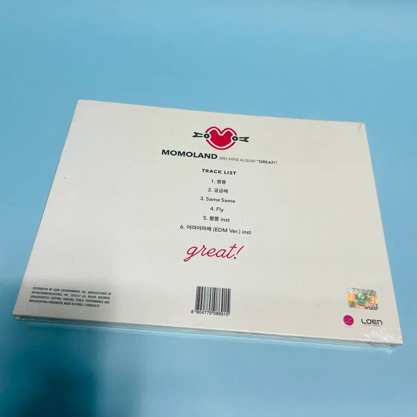 [BUNJANG] MOMOLAND Great! 3rd Mini Album (Sealed CD) / [미개봉/CD] 모모랜드 MOMOLAND 미니3집 Great!