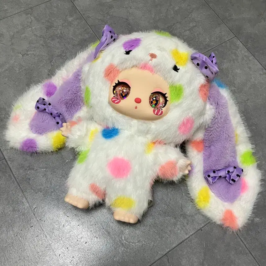 [BUNJANG] Babys3 Lila Spotted Rabbit Doll / 베이비쓰리 릴라 시크릿 얼룩 토끼 인형
