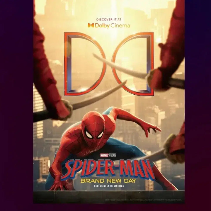 [BUNJANG] Spider-Man: Brand New Day A3 Poster Bundle Set / [3장일괄] 스파이더맨 돌비 광음 MX4D 포스터 A3 굿즈특전영화 메가박스 롯데시네마 브랜드뉴데이
